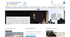 Desktop Screenshot of adokamara.hu